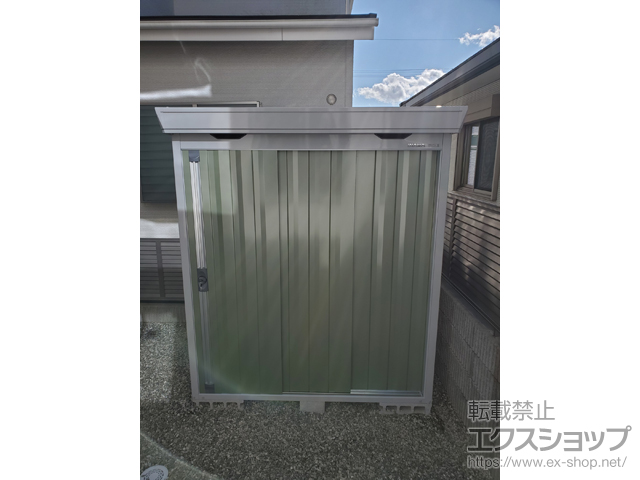 愛知県豊川市のの物置・屋外倉庫 FORTA 一般型 1790×1370×2085 FS-1814S-JG 施工例
