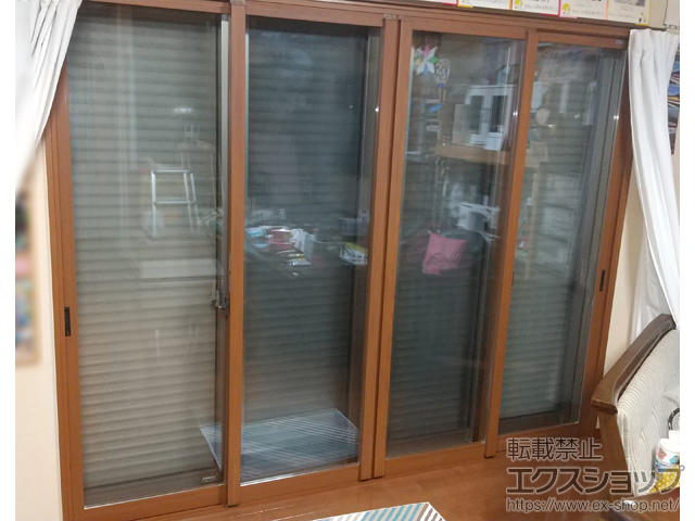 岡山県岡山市のの二重窓（内窓） インプラス 引違い窓 4枚建 施工例