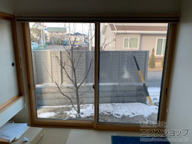 長野県松本市のの二重窓（内窓） インプラス 引違い窓 2枚建 施工例