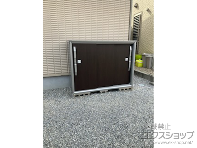 愛知県豊川市のの物置・屋外倉庫 エスモ 一般型 1500×537×1114 ESF-1505Y-WC 施工例