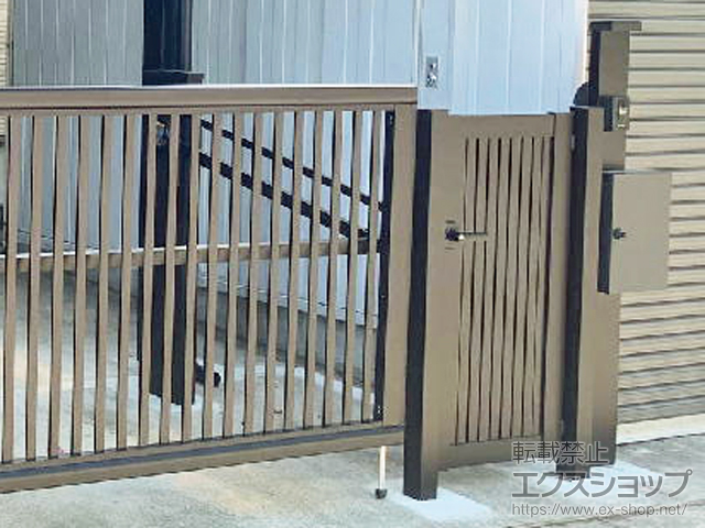 埼玉県北足立郡伊奈町のの機能門柱・ポスト シンプレオ ポストユニット 1型 施工例