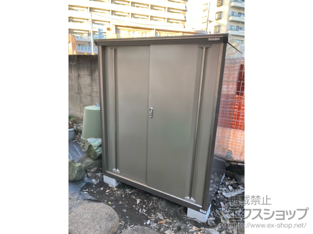 埼玉県川口市のの物置・屋外倉庫 ナイソーシスター　1320×920×1603 KMW-139D-P-NG 施工例