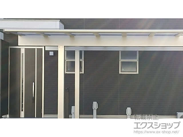 宮城県仙台市ののカーポート エフルージュ ツインプラス FIRST 積雪〜20cm対応 施工例