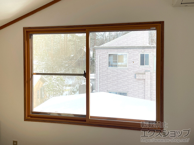 長野県安曇野市のの二重窓（内窓） インプラス 引違い窓 2枚建 施工例