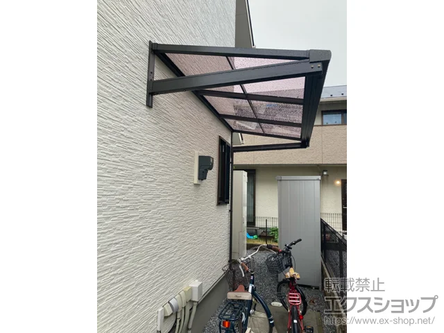 茨城県つくば市のLIXIL(リクシル)のバルコニー・ベランダ屋根 スピーネ F型 ルーフタイプ 単体 積雪～20cm対応 施工例
