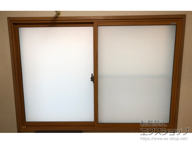 神奈川県川崎市のの二重窓（内窓） インプラス 引違い窓 2枚建+埋め木樹脂材 施工例