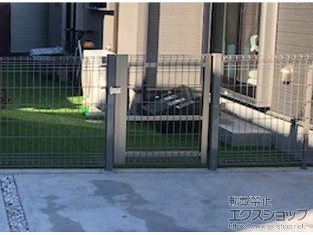 千葉県龍ケ崎市のの門扉 ユメッシュHR型門扉 片開き 施工例