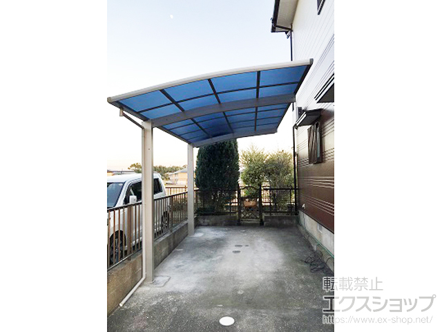 福岡県朝倉郡筑前町ののカーポート プレシオスポート 積雪〜20cm対応 施工例