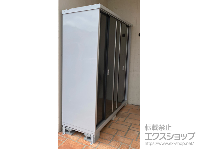 神奈川県横浜市のの物置・屋外倉庫 シンプリー 一般型 1940×615×1903 MJX-196E-P-EB 施工例