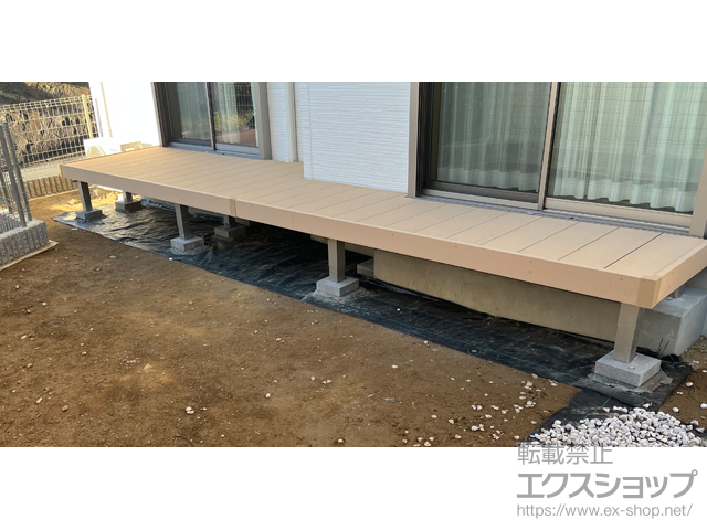 神奈川県横浜市ののウッドデッキ リウッドデッキ 200 施工例