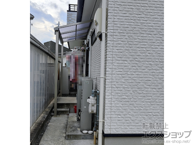 大阪府岸和田市ののテラス屋根 ソラリア F型 テラスタイプ 単体 積雪〜20cm対応 施工例