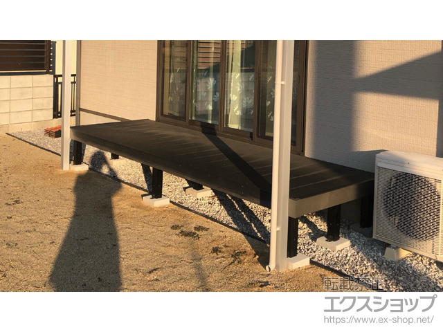 大分県大分市ののウッドデッキ リウッドデッキ 200 施工例