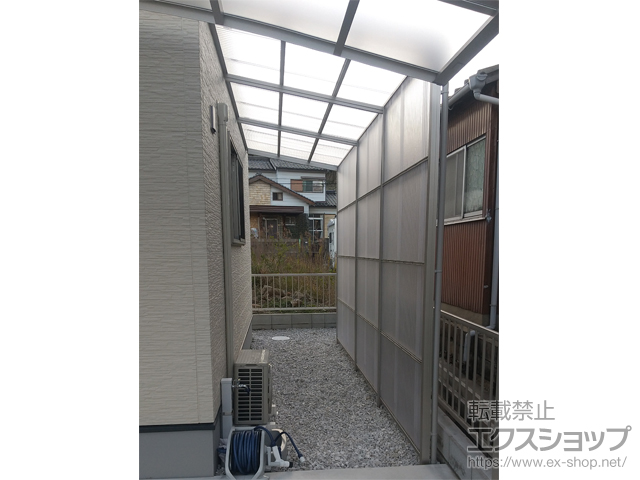 山口県下関市ののストックヤード ストックヤードII オープンタイプ 積雪〜20cm対応 施工例