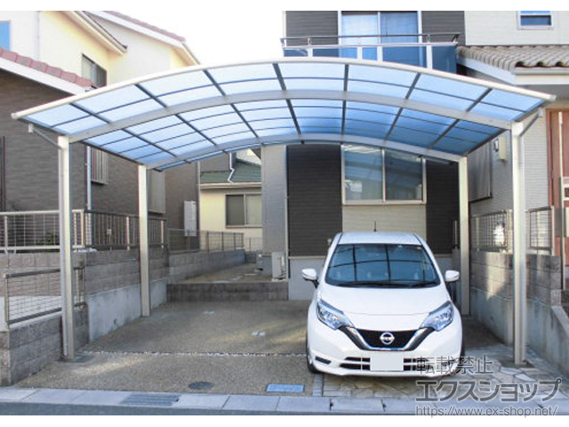 京都府木津川市ののカーポート アリュース ツイン　積雪〜20cm対応 施工例