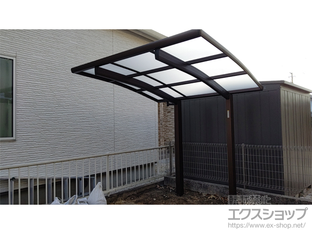 愛知県岩倉市ののサイクルポート・駐輪場 プレシオスポート ミニ 積雪〜20cm対応 施工例