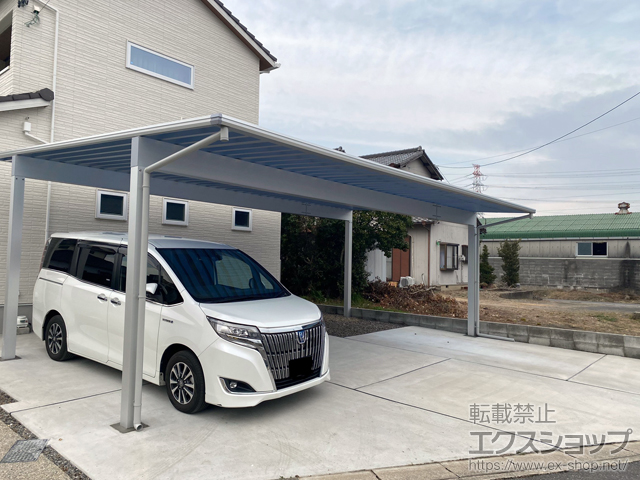 愛知県西尾市ののカーポート エフルージュ トリプル50 積雪〜50cm対応 施工例