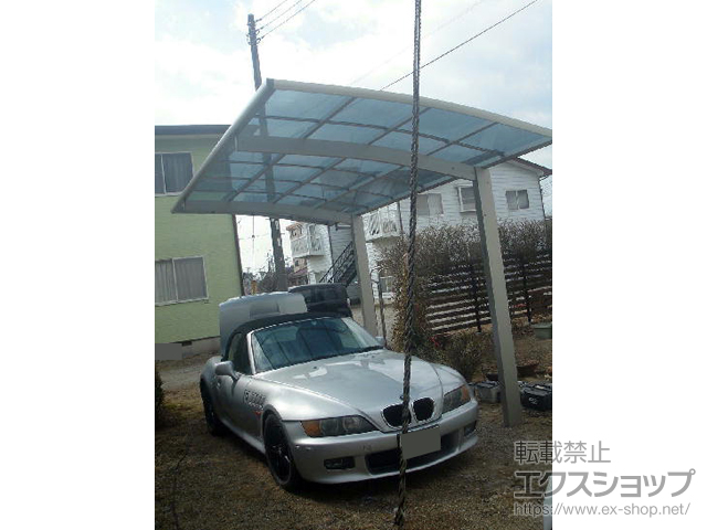 栃木県那須塩原市ののカーポート プレシオスポート 積雪〜20cm対応 施工例
