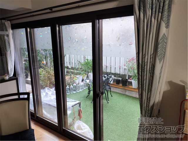 大阪府寝屋川市のの二重窓（内窓） インプラス 引違い窓 4枚建 施工例