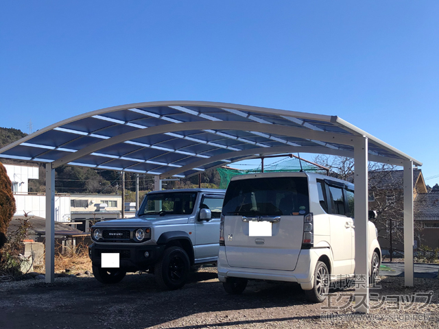 岐阜県加茂郡八百津町ののカーポート アリュース ツイン　積雪〜20cm対応 施工例