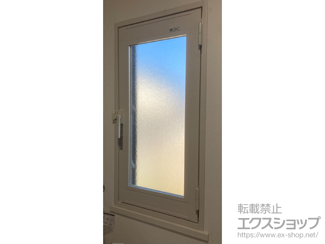 愛知県豊田市のの二重窓（内窓） インプラス 開き窓 外観左吊元 施工例