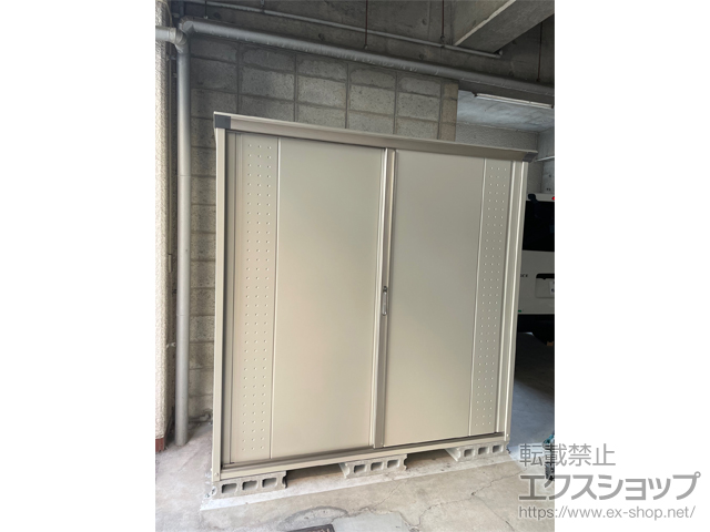 広島県広島市のの物置・屋外倉庫 グランプレステージジャンプ 1879×900×1900 GP-199A-F-MW 施工例