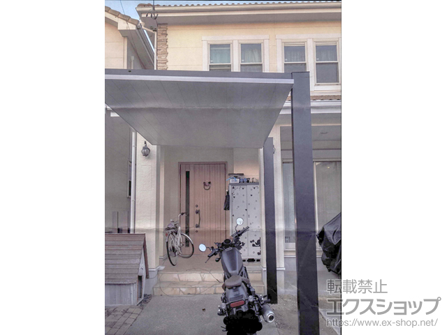愛知県高浜市ののサイクルポート・駐輪場 カーポートSCミニ 積雪20cm 施工例