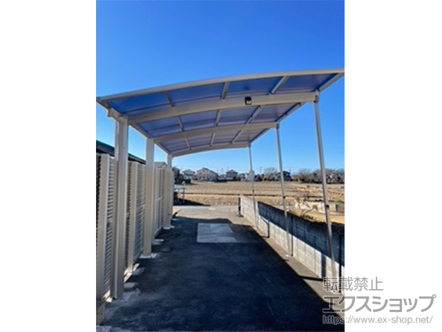 埼玉県さいたま市ののカーポート アリュース 延長　積雪〜20cm対応 施工例