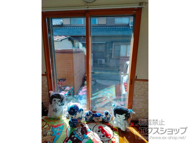 愛知県岡崎市のLIXIL リクシル（トステム）の内窓（二重窓・二重サッシ） インプラス 引違い窓 2枚建 施工例