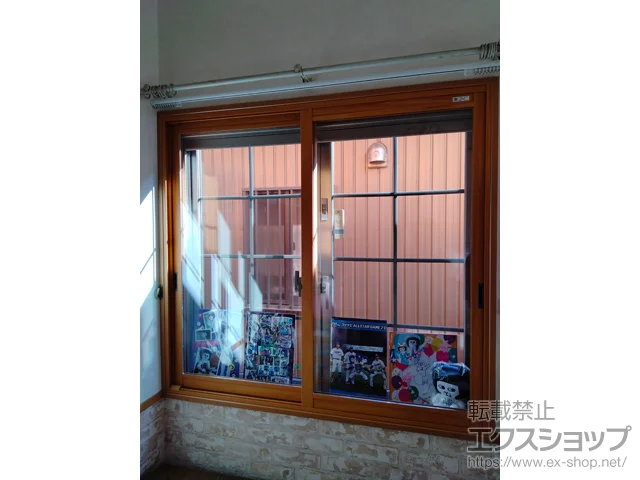 愛知県岡崎市のLIXIL リクシル（トステム）の内窓（二重窓・二重サッシ） インプラス 引違い窓 2枚建 施工例