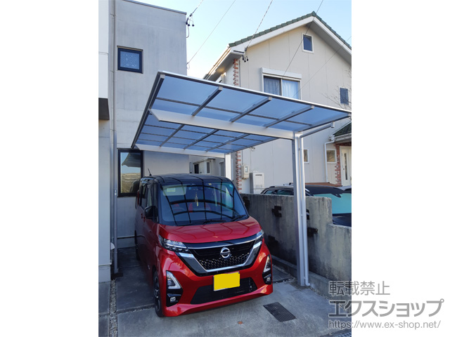 愛知県豊橋市ののカーポート ソリッドポート 積雪〜20cm対応 施工例