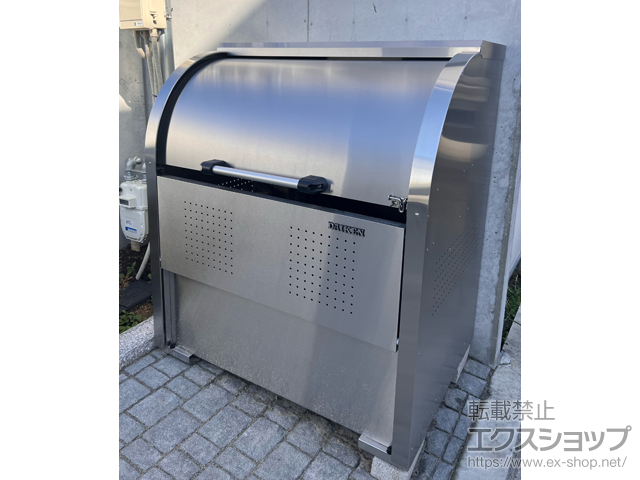 大阪府岸和田市ののゴミステーション クリーンストッカー CKS-1007型 （容量600L） 施工例