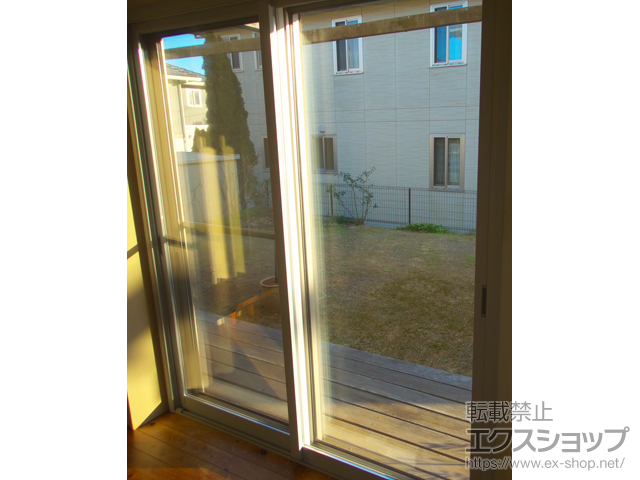 福島県いわき市のの二重窓（内窓）、玄関ドア インプラス 引違い窓 2枚建 施工例