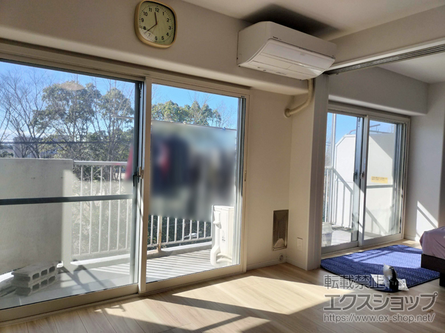 千葉県習志野市のの二重窓（内窓） インプラス 引違い窓 2枚建 施工例