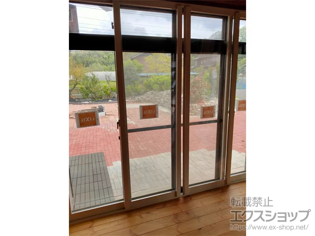 千葉県印西市のの内窓（二重窓・二重サッシ） インプラス 引違い窓 4枚建 施工例