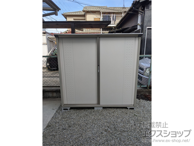 奈良県香芝市のの物置・屋外倉庫 グランプレステージジャンプ 1695×750×1600（GP-177BT） GP-177B-T-SW 施工例