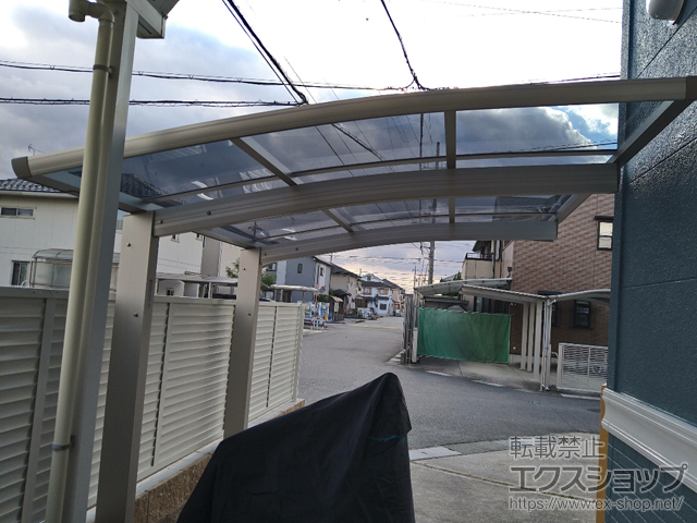滋賀県守山市ののサイクルポート・駐輪場 プレシオスポート ミニ 積雪〜20cm対応 施工例