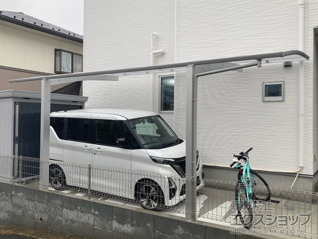 千葉県柏市ののカーポート アリュース　積雪〜20cm対応 施工例