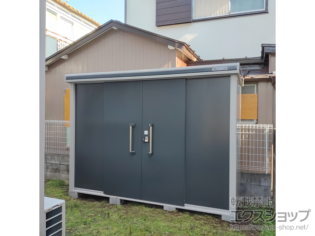 東京都府中市のの物置・屋外倉庫 エルモ 一般型 2920×820×2125 LMD-2908-SM 施工例