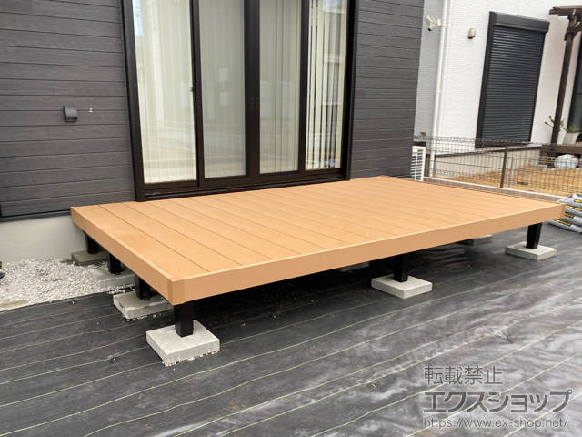 茨城県つくば市ののウッドデッキ マージウッドデッキ 施工例
