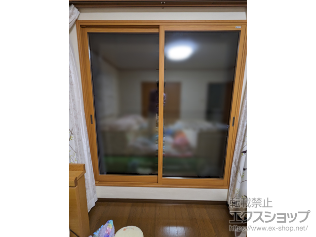 岐阜県羽島市のの玄関ドア、二重窓（内窓） インプラス 引違い窓 2枚建 施工例