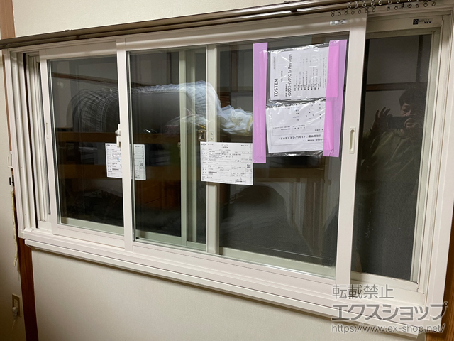 佐賀県佐賀市のの二重窓（内窓） インプラス 引違い窓 2枚建 施工例