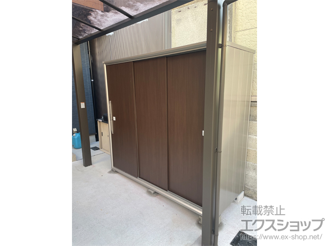 京都府京都市のの物置・屋外倉庫 エスモ 一般型 2100×924×1913 ESF-2109A-WC 施工例