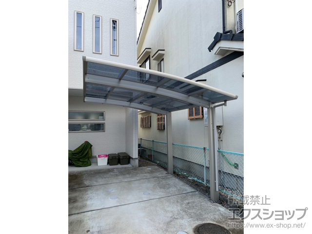 滋賀県大津市ののカーポート プレシオスポート 積雪〜20cm対応 施工例