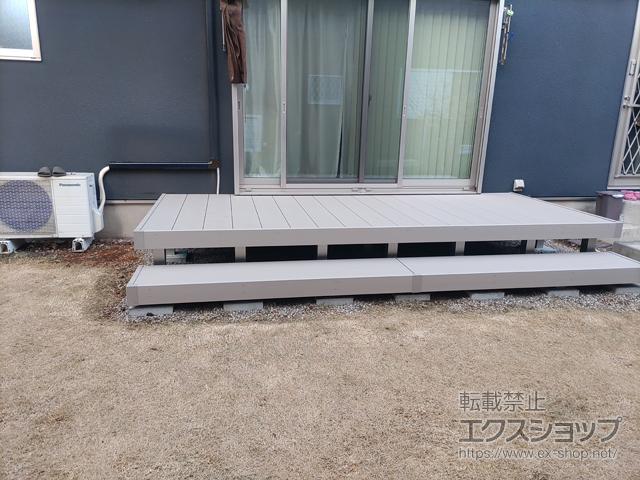 千葉県船橋市ののウッドデッキ リウッドデッキ 200 施工例