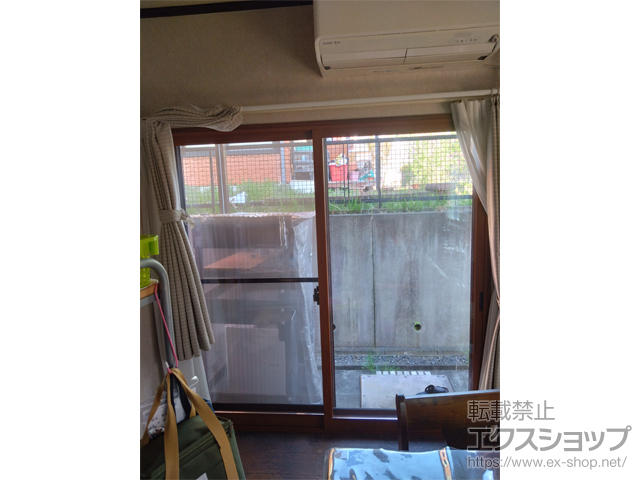 滋賀県東近江市のの二重窓（内窓） インプラス 引違い窓 2枚建 施工例