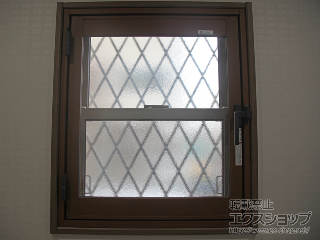 京都府乙訓郡大山崎町のの二重窓（内窓） インプラス 開き窓 外観右吊元 施工例