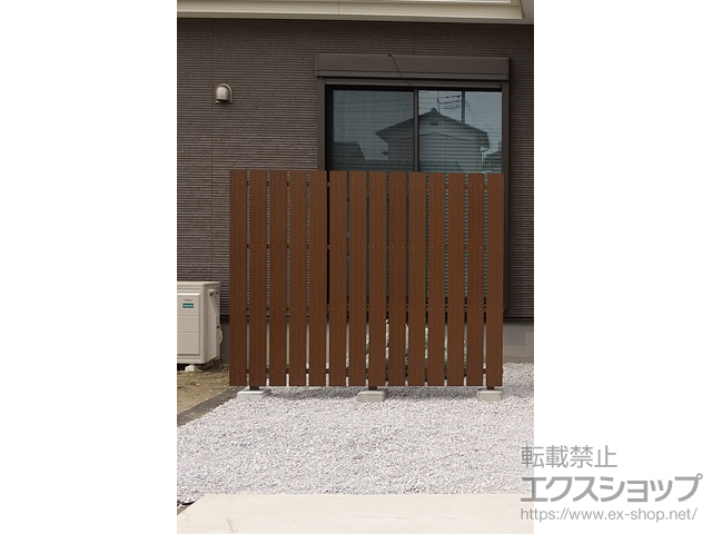 埼玉県熊谷市ののフェンス・柵 タテイタスタイル 120サイズ 隙間20mm 高尺タイプ 施工例