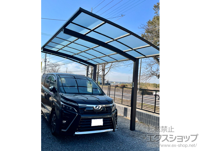 栃木県宇都宮市ののカーポート アリュース　積雪〜20cm対応 施工例