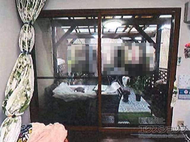 熊本県上益城郡御船町のの二重窓（内窓） インプラス 引違い窓 2枚建 *アルミレール枠仕様 施工例
