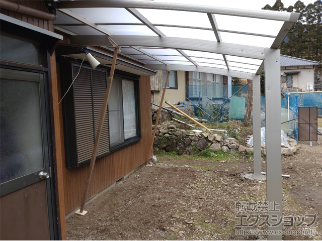 静岡県賀茂郡河津町ののカーポート プレシオスポート 積雪〜20cm対応 施工例